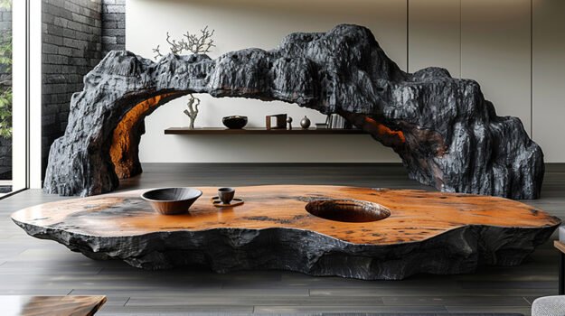 Distinctive Wood Coffee Table for Timeless Elegance