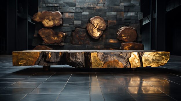 Exquisite Wood Coffee Table: Elevate Your Living Space