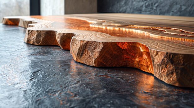Exquisite Wood Coffee Table: Craftsmanship Meets Elegance