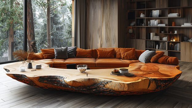 Exquisite Wood Coffee Table: Elevate Your Living Space
