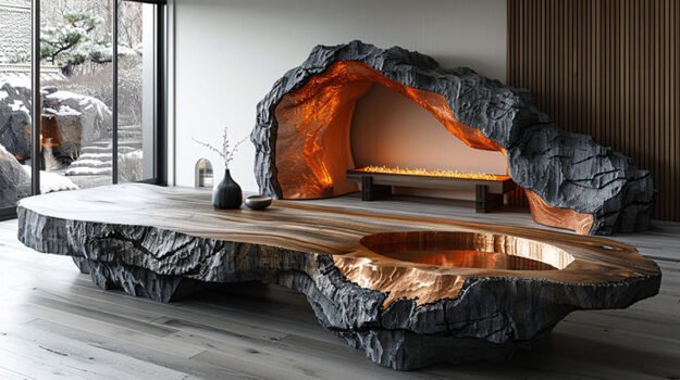 Exquisite Wood Coffee Table: A Majestic Centerpiece for Your Home
