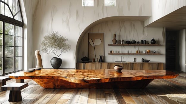 Exquisite Wood Coffee Table: Elevate Your Living Space