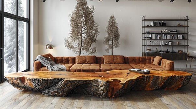 Stunning Wood Coffee Table for a Chic Living Space