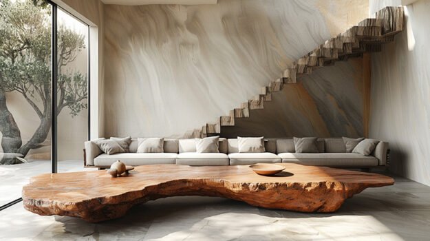 Exquisite Wood Coffee Table: Nature Meets Luxury
