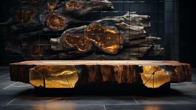 Exquisite Wood Coffee Table: Elevate Your Living Space