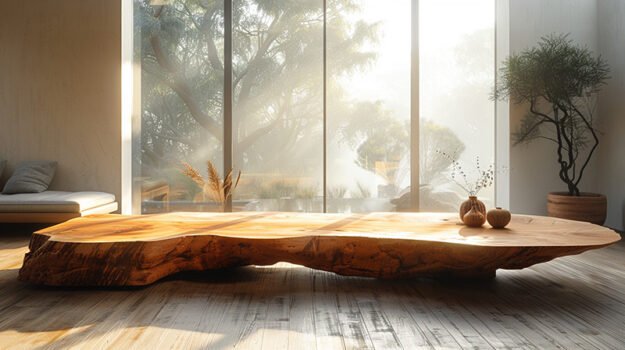 Exquisite Wood Coffee Table: Elevate Your Living Space