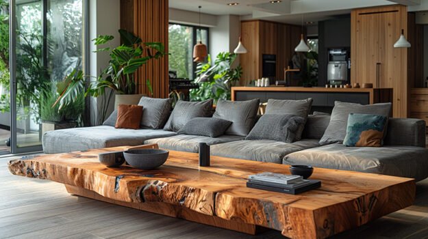 Exquisite Wood Coffee Table: Elevate Your Living Space with Nature's Artistry