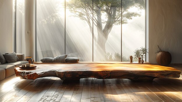 Exquisite Wood Coffee Table: Elevate Your Living Space
