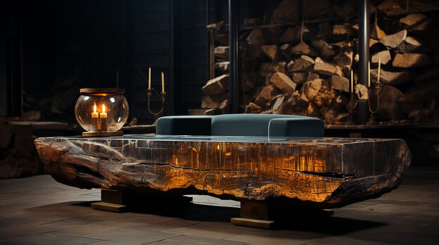 Exquisite Wood Coffee Table: Elevate Your Living Space