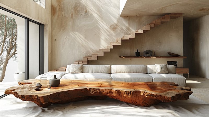 Elegant Wood Coffee Table for Timeless Living Spaces