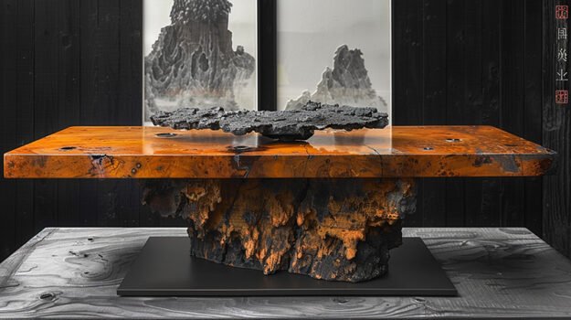 Exquisite Wood Coffee Table: A Statement of Elegance in Any Home