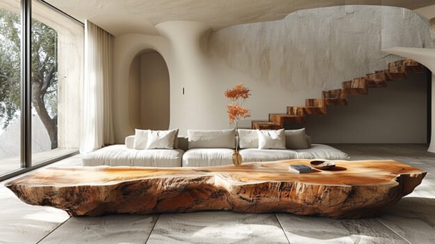 Exquisite Wood Coffee Table: Elevate Your Living Space