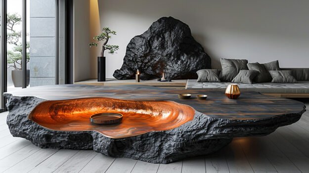 Handcrafted Luxury Wood Coffee Table: Elevate Your Living Space