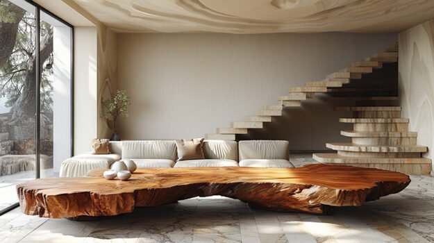Exquisite Wood Coffee Table for an Elevated Living Space