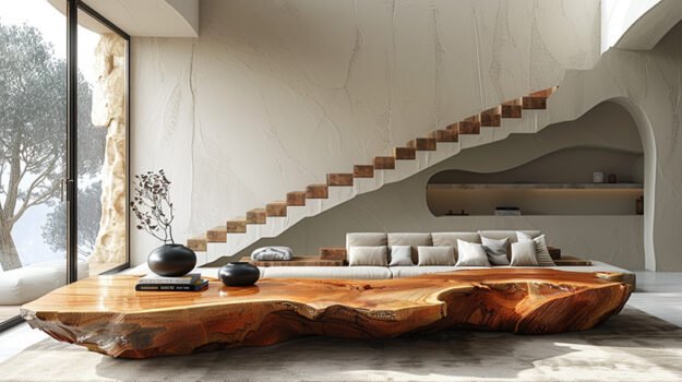 Exquisite Wood Coffee Table: Elevate Your Space