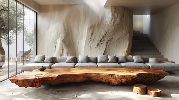 Exquisite Wood Coffee Table: A Statement of Nature’s Elegance