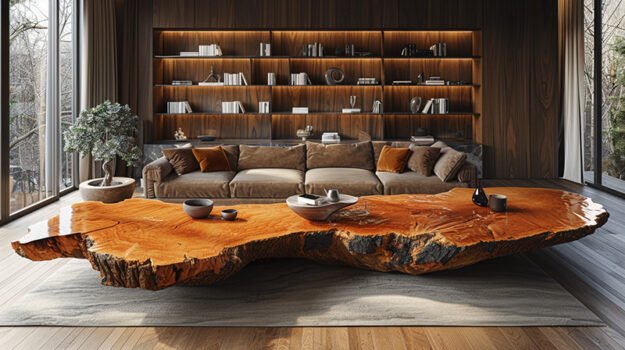 Captivating Wood Coffee Table: A Centerpiece for Your Living Space