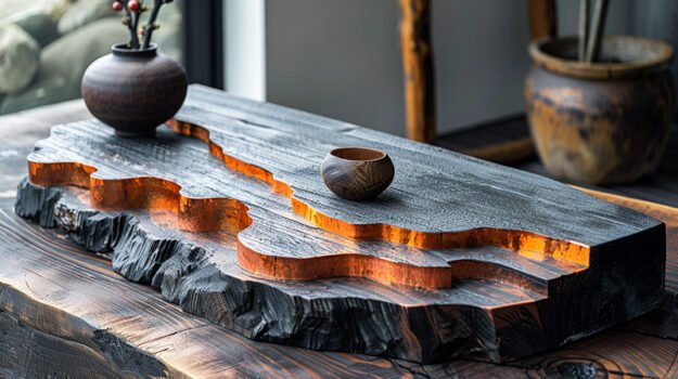 Stunning Wood Coffee Table: A Fusion of Artistry and Functionality