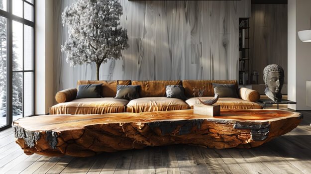 Elegant Wood Coffee Table: Where Nature Meets Luxury