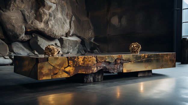 Exquisite Wood Coffee Table: Where Art Meets Function
