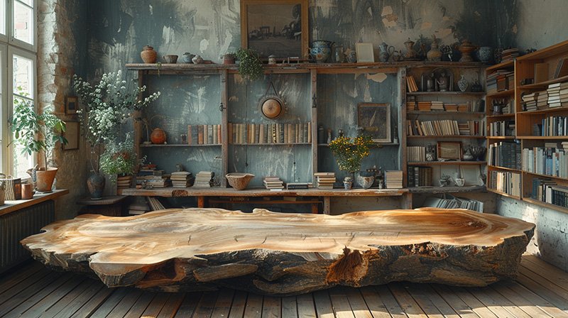 Exquisite Wood Coffee Table for a Timeless Interior