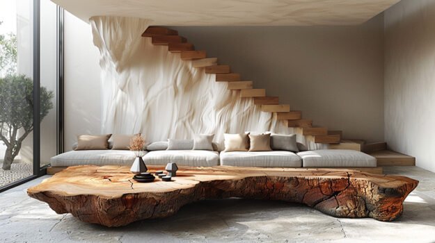 Exquisite Wood Coffee Table: A Statement of Elegance