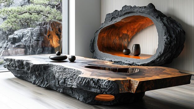 Exquisite Wood Coffee Table: A Statement of Elegance and Craftsmanship