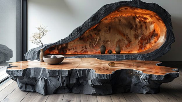 Exquisite Wood Coffee Table: A Stunning Centerpiece for Your Living Space