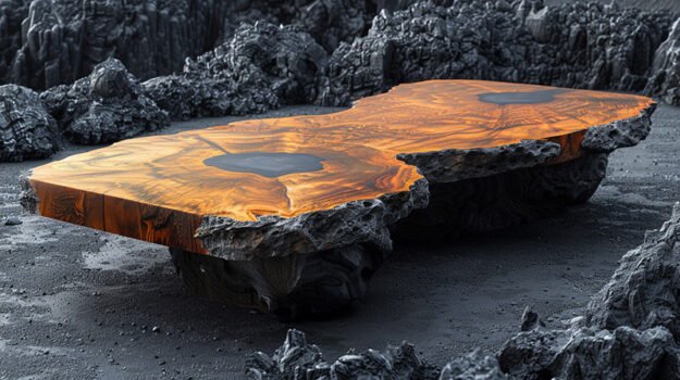 Stunning Wood Coffee Table: A Masterpiece for Your Living Space