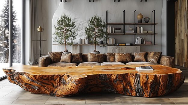 Exquisite Wood Coffee Table: A Statement Piece for Your Home
