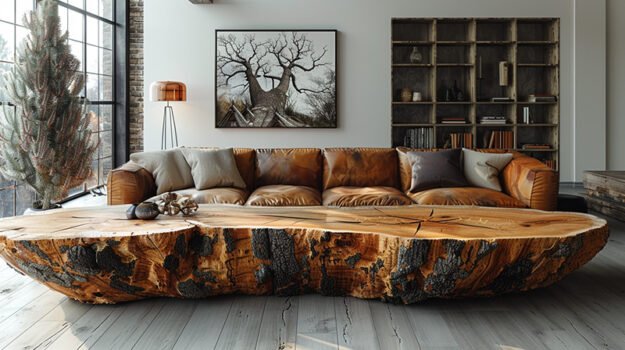 Captivating Wood Coffee Table: A Statement Piece for Your Living Space