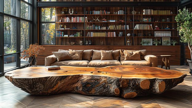 Exquisite Wood Coffee Table: The Perfect Centerpiece for Your Living Space
