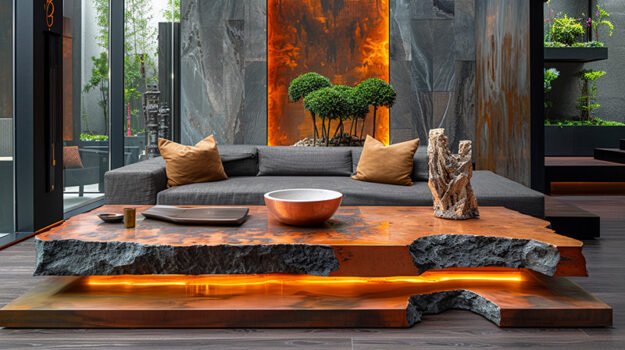 Wood Coffee Table for a Modern Living Space