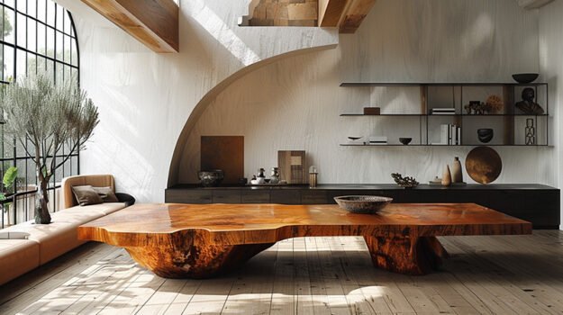 Exquisite Wood Coffee Table: Elevate Your Living Space