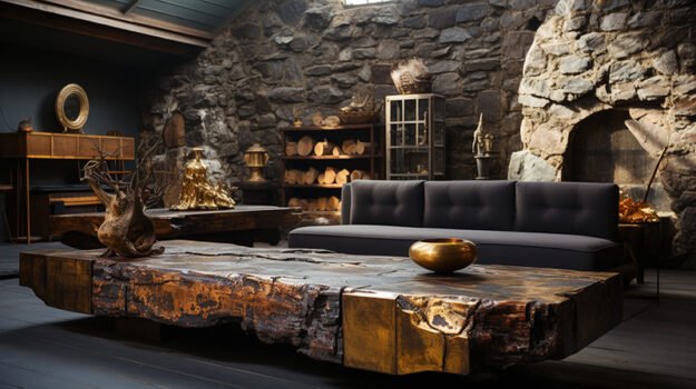 Exquisite Wood Coffee Table: Elevate Your Living Space