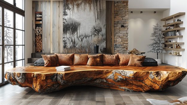 Exquisite Wood Coffee Table: A Statement of Elegance
