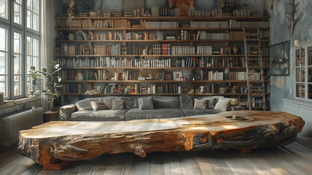 Exquisite Wood Coffee Table: Elevate Your Living Space