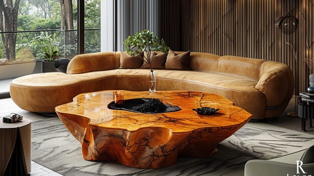 Exquisite Wood Coffee Table: A Statement Piece for Your Home