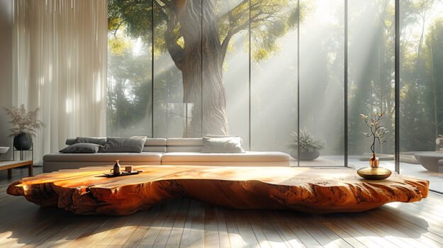 Captivating Wood Coffee Table: A Natural Centerpiece for Your Home