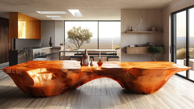 Exquisite Wood Coffee Table: A Statement of Elegance and Functionality