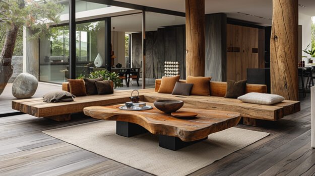Exquisite Wood Coffee Table: Elevate Your Living Space with Timeless Elegance