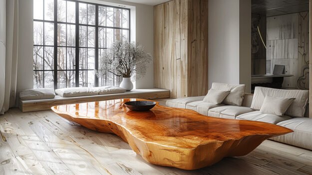 Elegant Wood Coffee Table: A Statement Piece for Your Living Space