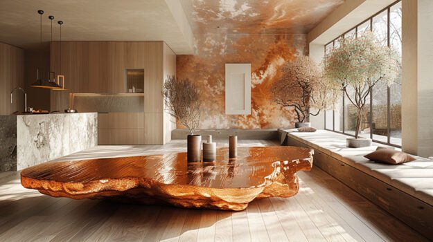 Exquisite Wood Coffee Table: The Heart of Your Living Space