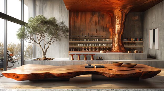 Exquisite Wood Coffee Table: The Heart of Your Living Space