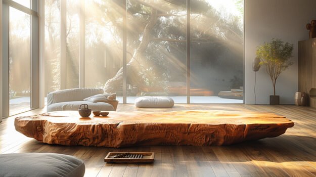 Elegant Wood Coffee Table: A Statement of Timeless Beauty