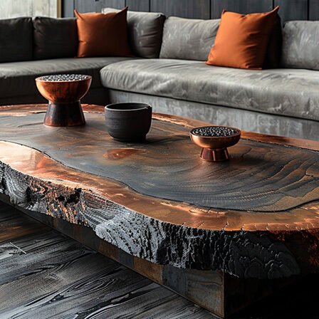 Exquisite Wood Coffee Table: Elevate Your Living Space!