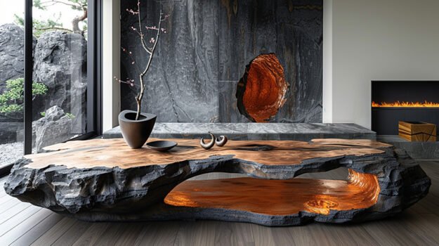 Exquisite Wood Coffee Table: A Statement of Style and Elegance