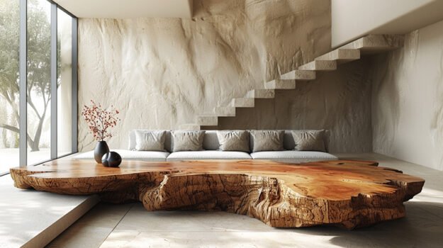 Exquisite Wood Coffee Table: Elevate Your Living Space