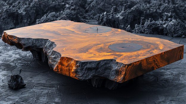 Exquisite Wood Coffee Table for Upscale Spaces