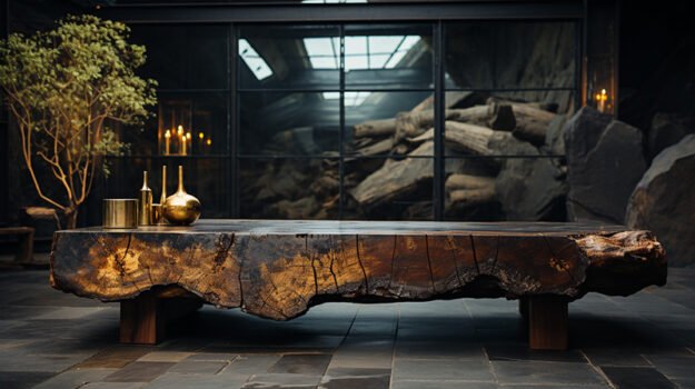 Stunning Wood Coffee Table: A Statement of Elegance and Functionality